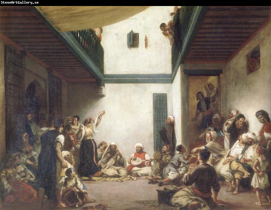 Eugene Delacroix Jewish Wedding in Morocco